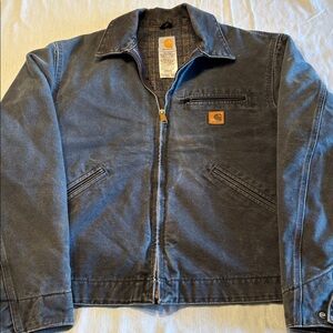 Carhartt Detroit J97 PTL Petrol Jacket , Slight Fade & Distress , Large , $425